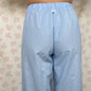 Pantalon Uni Bleu