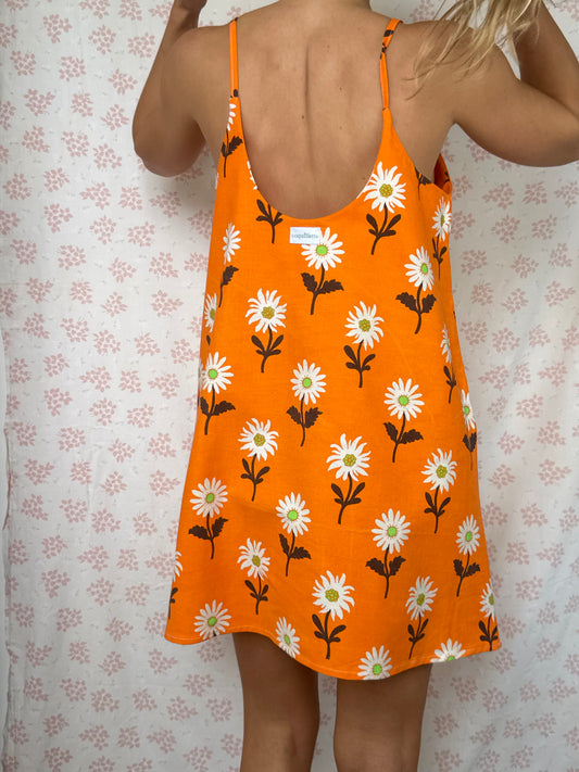 Robe Bretelle Orange