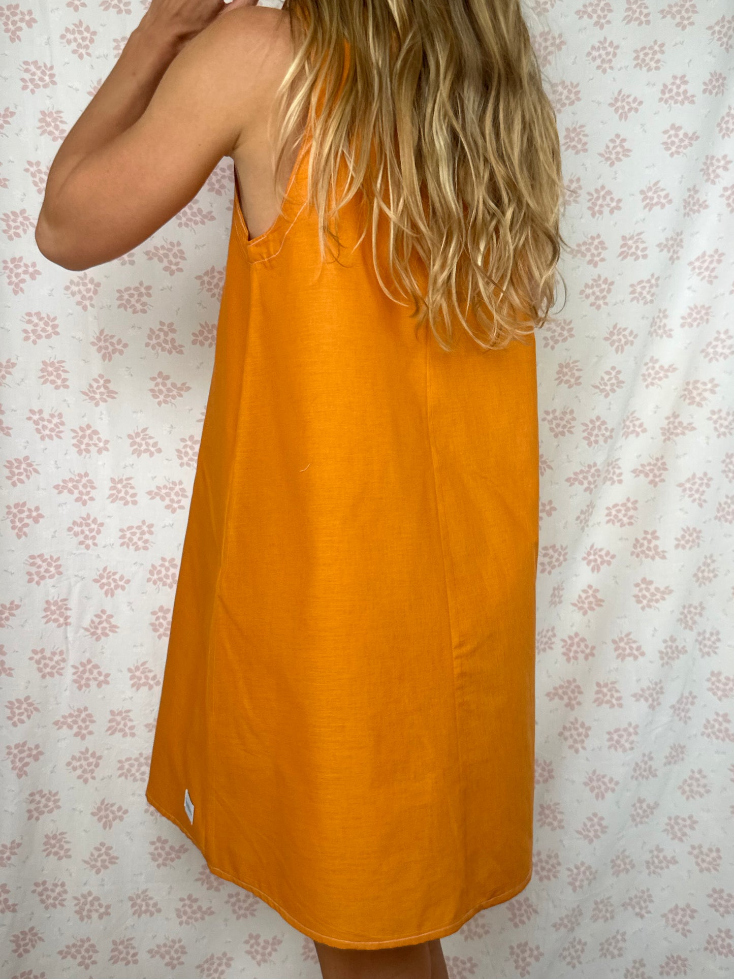 Robe Col Uni Orange