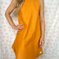 Robe Col Uni Orange
