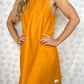 Robe Col Uni Orange