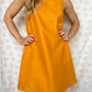 Robe Col Uni Orange