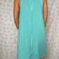 Robe Col Rayé Vert