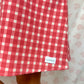 Robe Col Vichy Rouge
