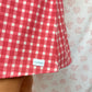 Robe Col Vichy Rouge