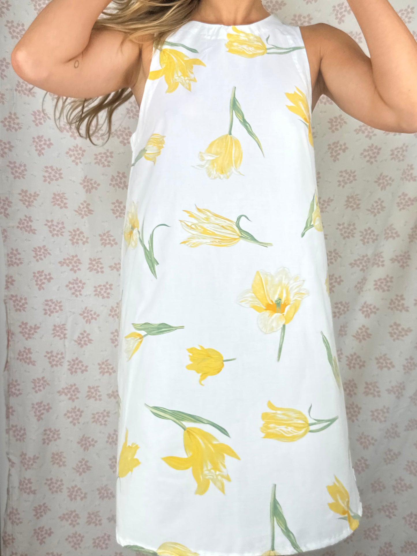 Robe Col Tulipe