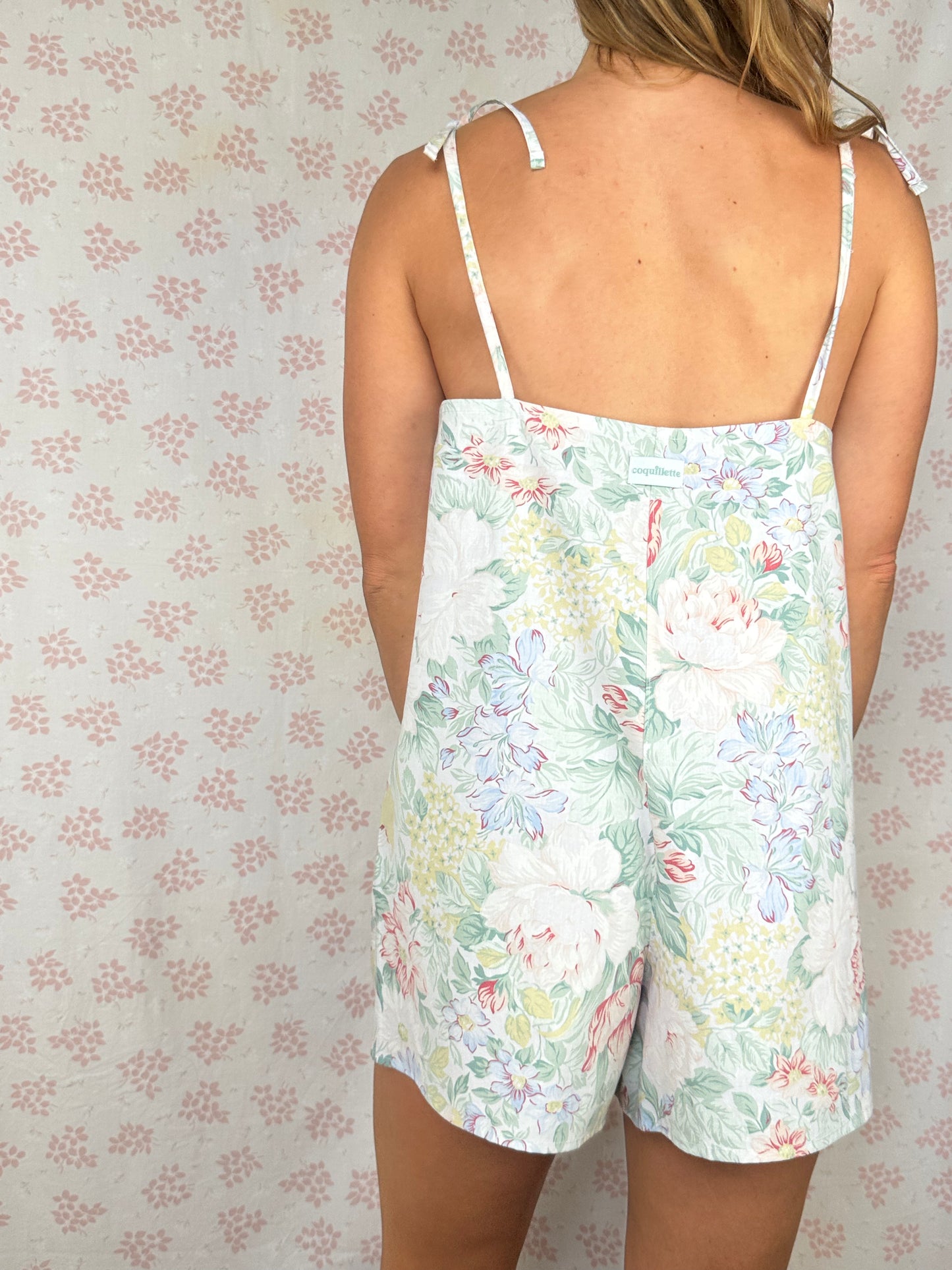 Combishort Fleurs Verte