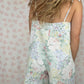 Combishort Fleurs Verte