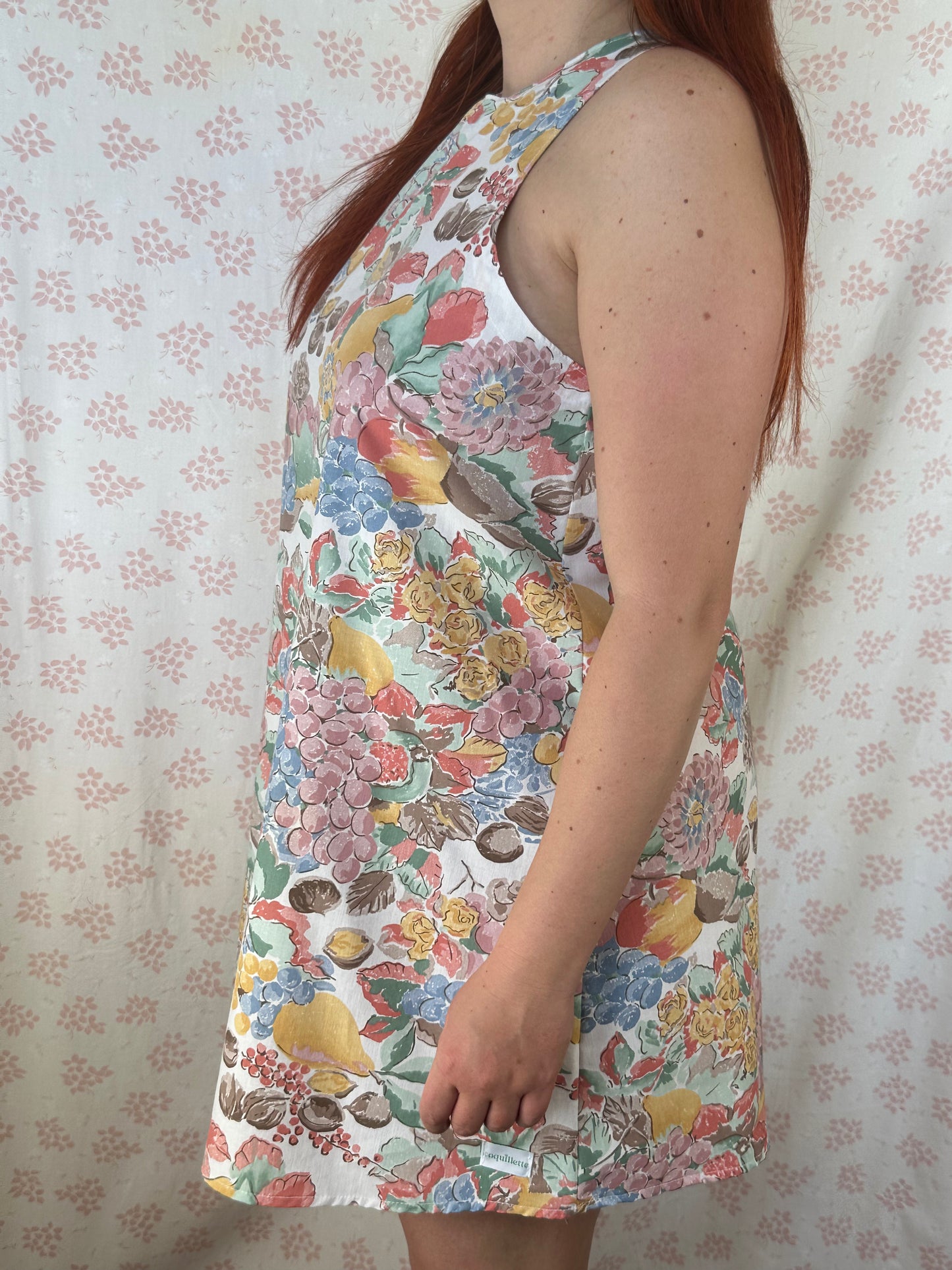 Robe Col Fruits