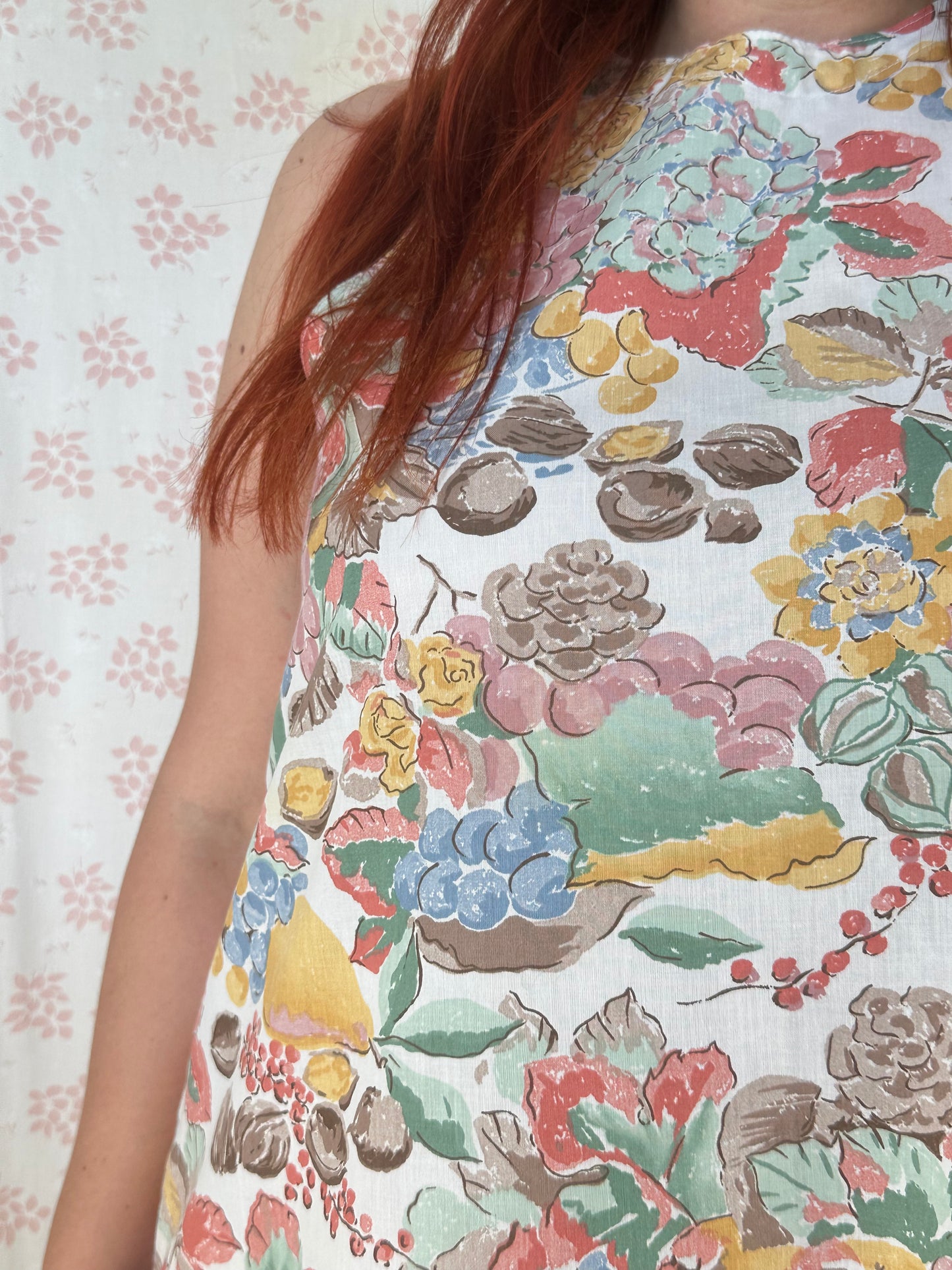 Robe Col Fruits