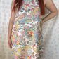 Robe Col Fruits