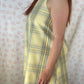 Robe Col Jaune Carreaux
