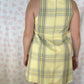 Robe Col Jaune Carreaux