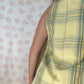 Robe Col Jaune Carreaux