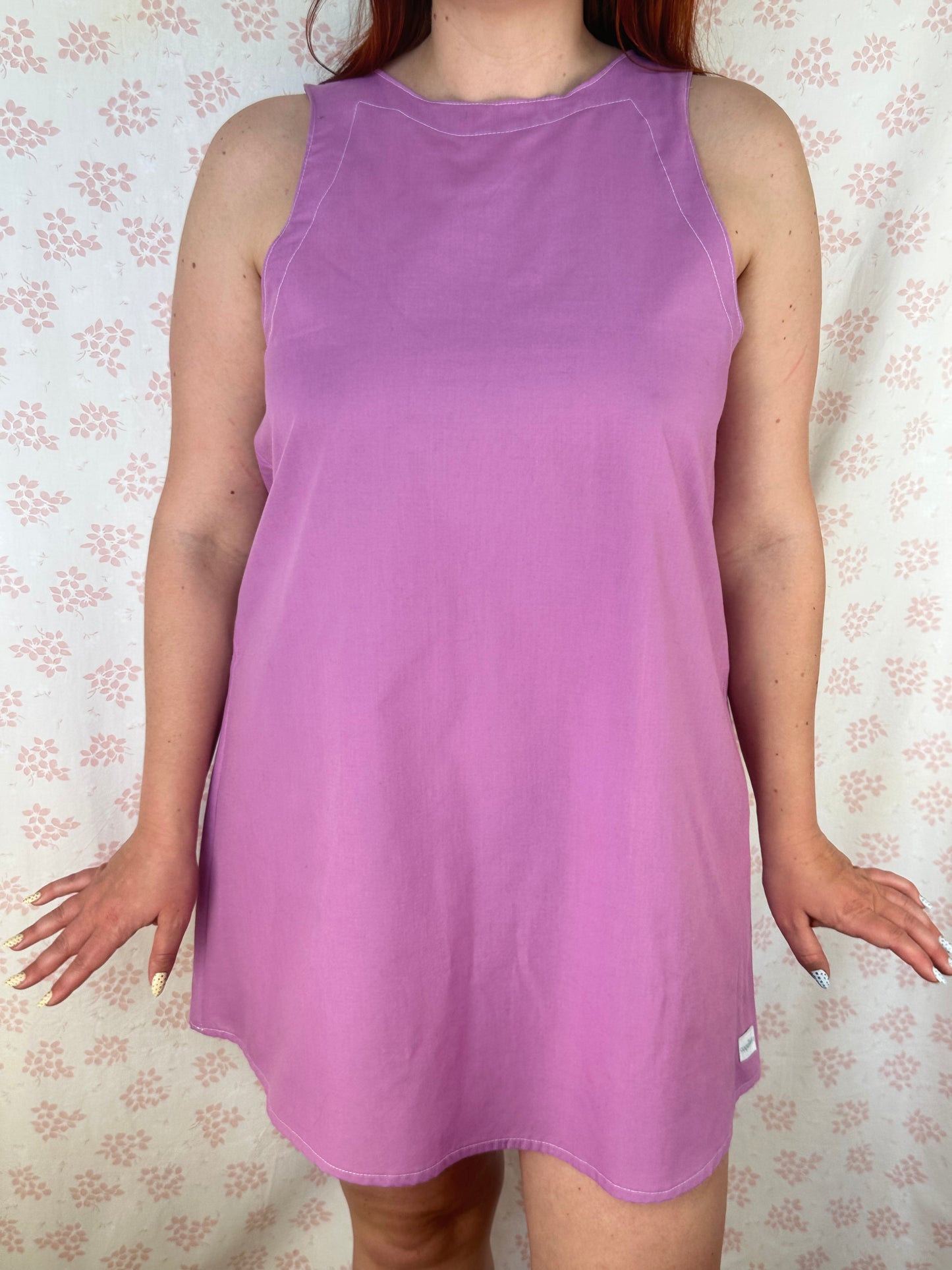 Robe Col Uni Violet