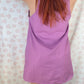Robe Col Uni Violet