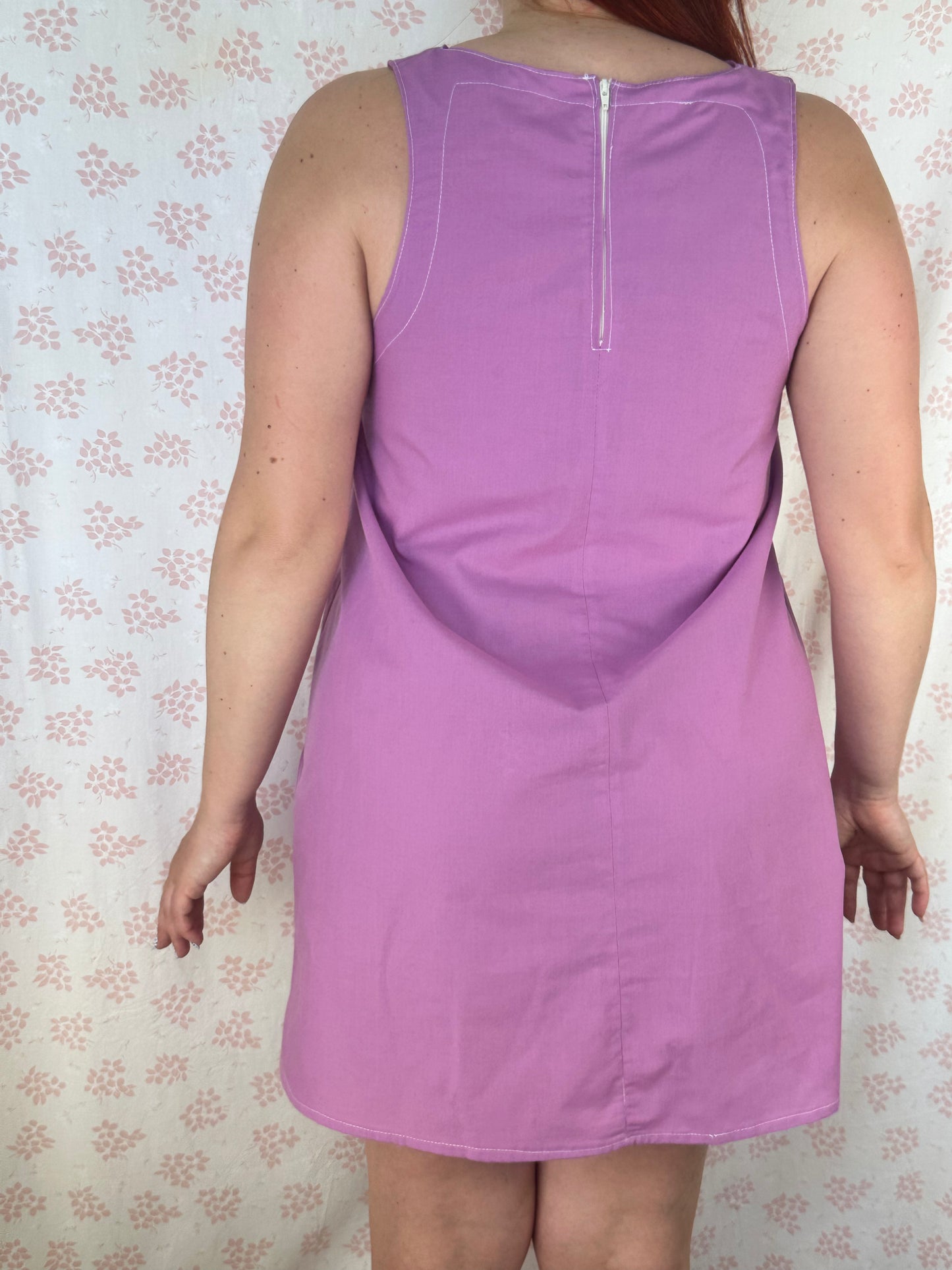 Robe Col Uni Violet