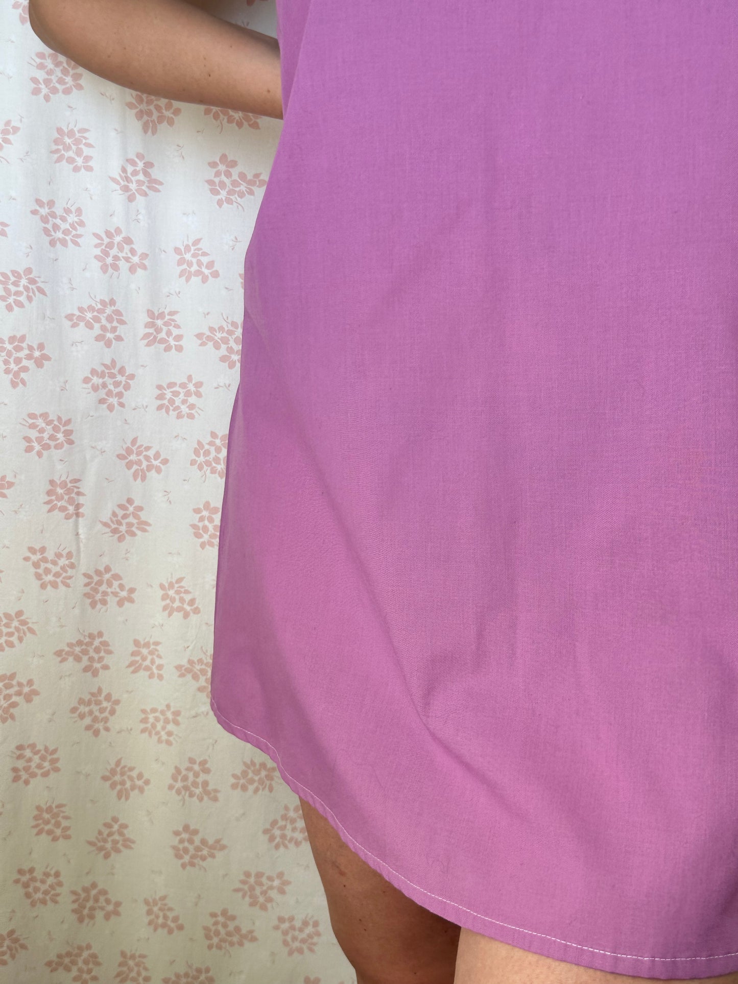 Robe Col Uni Violet