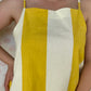 Robe Bretelle Rayé Jaune