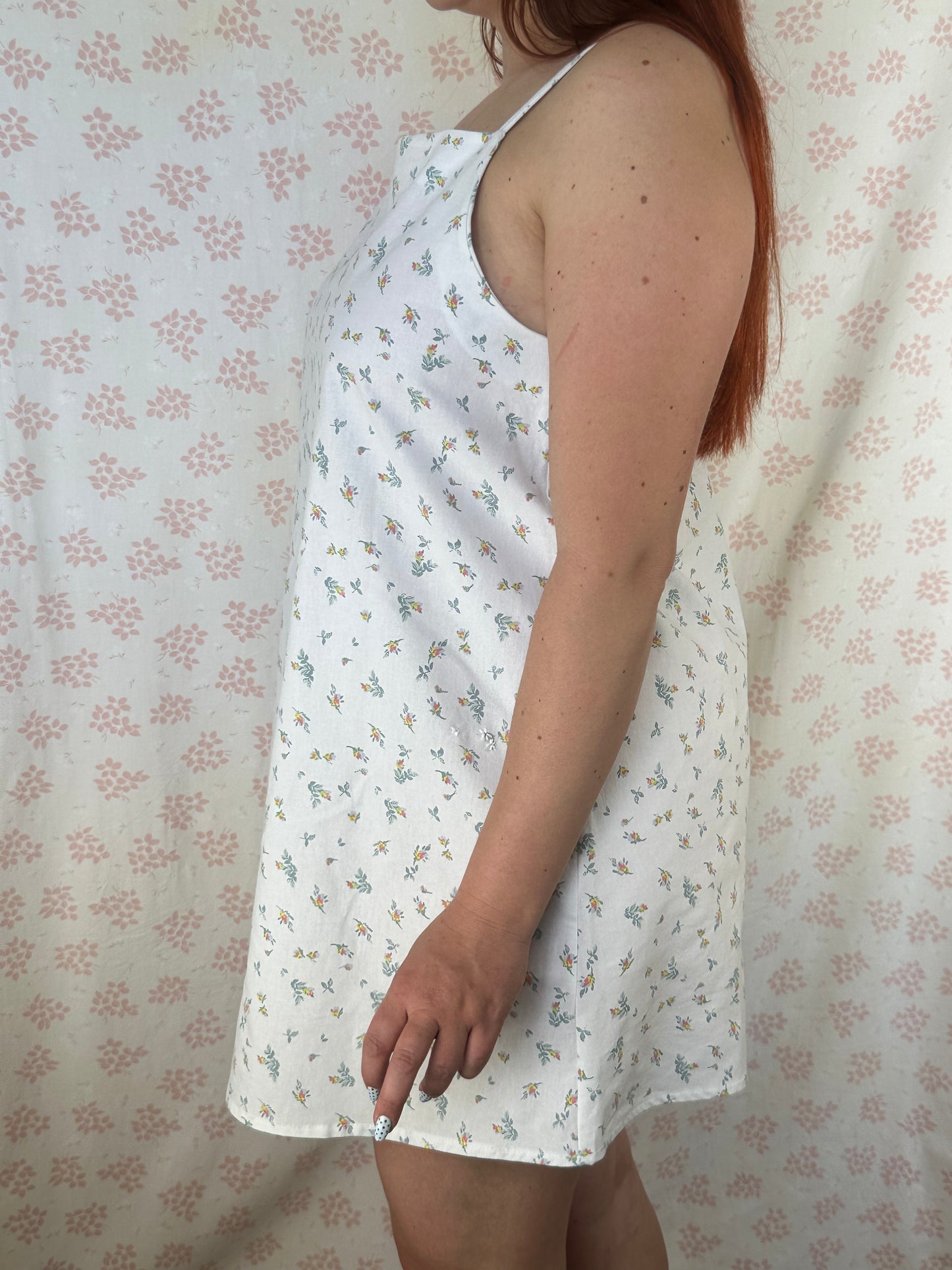 Robe Bretelle Fleurs