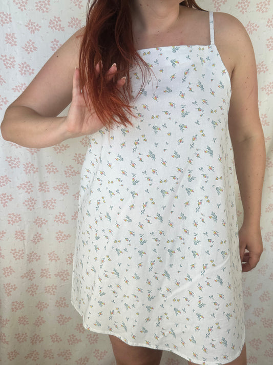 Robe Bretelle Fleurs