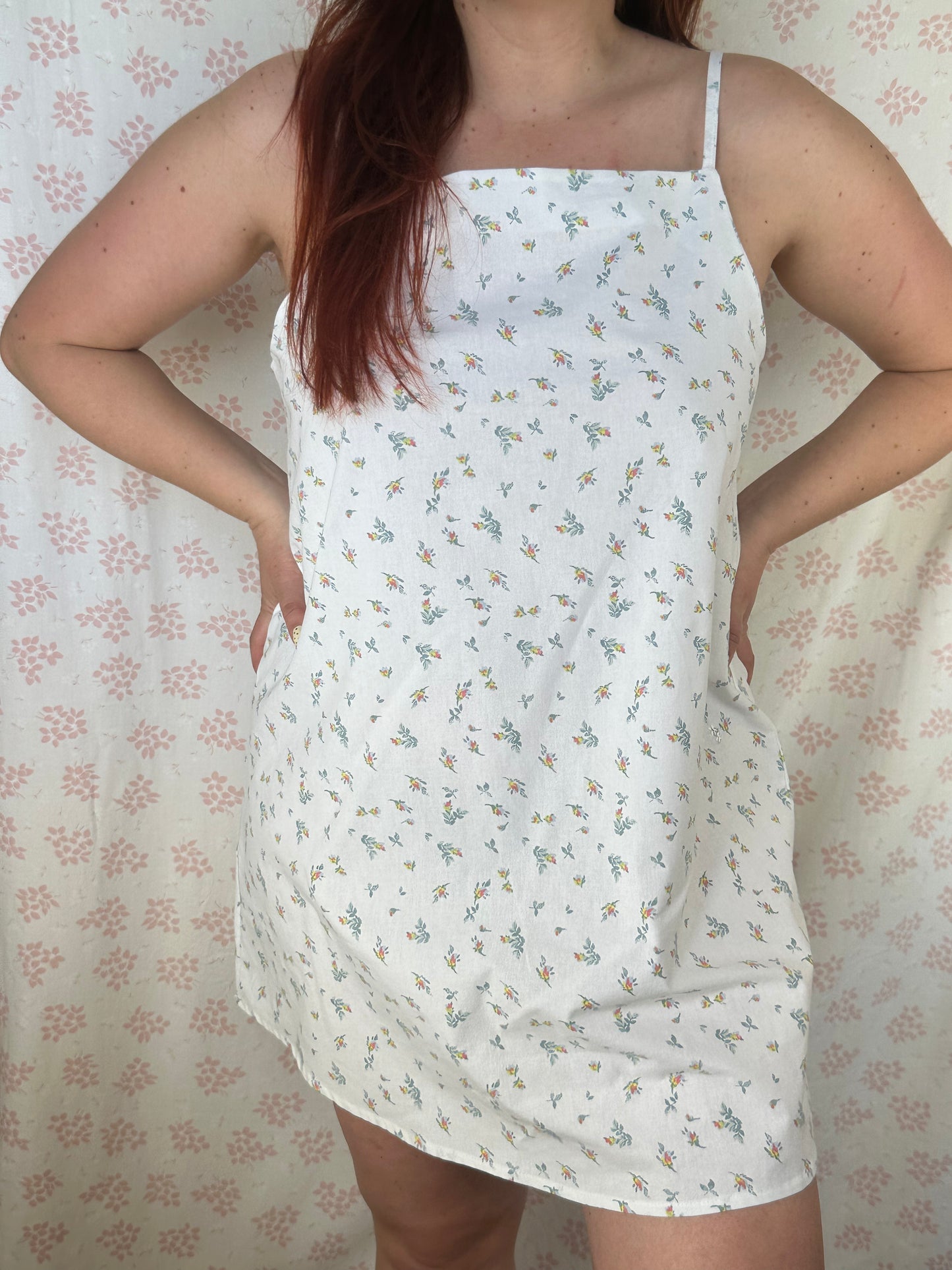 Robe Bretelle Fleurs