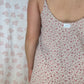 Robe Bretelle Fleurs Rose