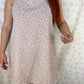 Robe Bretelle Fleurs Rose