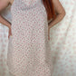 Robe Bretelle Fleurs Rose