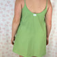 Robe Bretelle Vert Matcha