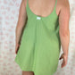 Robe Bretelle Vert Matcha