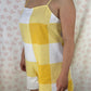 Combishort Carreaux Jaune