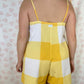 Combishort Carreaux Jaune