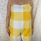 Combishort Carreaux Jaune