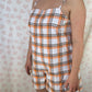 Combishort Carreaux Orange