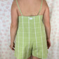 Combishort Carreaux Vert