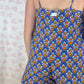 Combishort Bleu Motifs