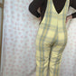 Salopette Carreaux Jaune et Bleu