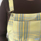 Salopette Carreaux Jaune et Bleu