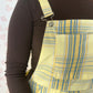 Salopette Carreaux Jaune et Bleu
