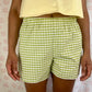 Short Vichy Vert