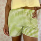 Short Vichy Vert