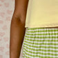 Short Vichy Vert