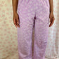 Pantalon Fleurs Lila