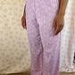 Pantalon Fleurs Lila
