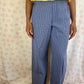 Pantalon Carreaux Bleu