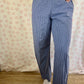 Pantalon Carreaux Bleu