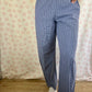 Pantalon Carreaux Bleu