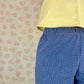 Pantalon Carreaux Bleu