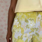 Pantalon Fleurs Jaune et Vert